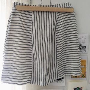Urban Outfitters Cooperative - white striped skirt